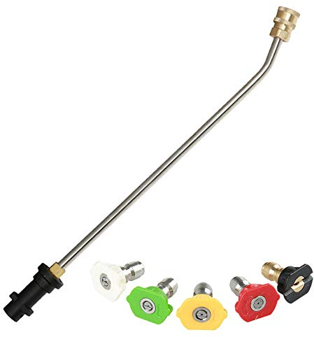 Lancia per Kärcher ad alta pressione con 5 Jet Nozzle, idropulitrice, pistola a spruzzo ad alta pressione, ugello per Kärcher K2 K3 K4 K5 K6 K7 (30 gradi)