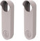 2PCS 164mm*50mm Silicone Cover For Nest Wireless Doorbell Color Variety Protection,white