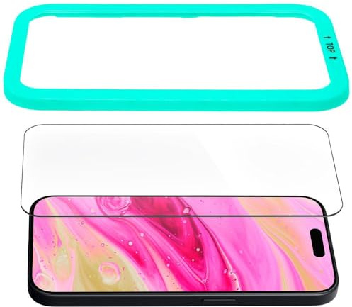 LAUT - Prime Glass Screen Protector kompatibel mit iPhone 15 Pro (6.1)