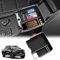 TUAMFO Für 2024 Ford Ranger Mittelkonsole Organizer, für 2024 Ford Ranger Raptor Armlehne Aufbewahrungsbox Einsatzhalter, Ranger & Ranger Raptor 2024 Aufbewahrungsbox (elektrische Handbremse)