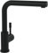 Villeroy & Boch Steel Shower Küchenarmatur, Hochdruck, Wasserhahn Küche mit ausziehbarer Brause und 360° Schwenkbereich, Spültischarmatur wassersparend, Auslauf Höhe 270mm, Matt Black