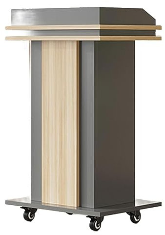 esmen Schräges Podium Holz-Podiumsständer, professionelles Rednerpult-Podium, Robustes Rednerpult, Präsentation, Konferenz-Podiumsständer für Büro, Konferenz, Auditorium Bodenstehendes Podium