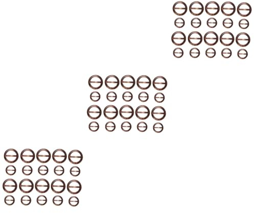 Lurrose 120stücke Rundschalringe Resin Schal-clips Für Damen Vielfältige Verwendung Als Schal-brosche Dekorationsknopf Für Kleidung Zufällige Farben