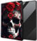 TPU Back Case for Samsung Galaxy Tab S6 Lite 10.4 inch 2022 (SM-P613/P619)/2020 (SM-P610/P615) Tablet,Black Ultra-Thin Soft TPU Protection Cover for Samsung Tab S6 Lite Tablet,Red Flower Skull