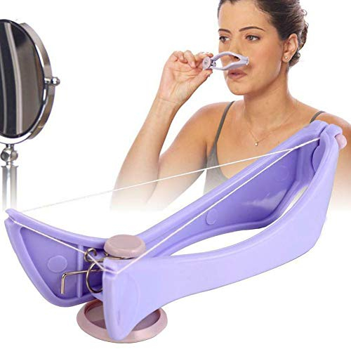 Gesichtshaarentferner, manueller tragbarer Epilierer, Einfädelhaarentfernung, Gesichtsepilierer für weibliche Gesichtshaarentfernung, Oberlippen-Haarentferner, entfernt schnell und gründlich kleine