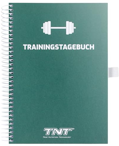 TNT Trainingstagebuch - grün (DIN A5) für Fitness, Workout, Krafttraining, Gym • Workout Planer • Fitness Notizbuch (132 Seiten)