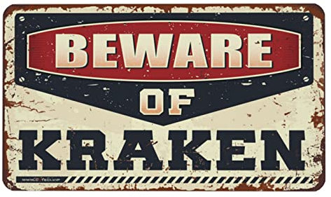 Crazy Mouse Pad Beware Of Kraken Tapis de souris de jeu Tapis de souris sarcastique