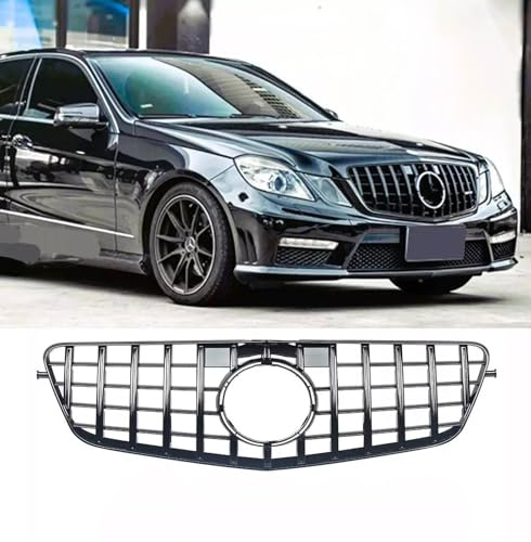 For Auto Perfectionists UK Front Panamericana GT GTR Grill Compatible With Mercedes E Class W212 2009-2013 ABS Gloss Black