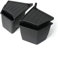Yurefax For Tesla, Model Y Organizer, Waterproof Garbage Bins Accessories Rear Trunk Side Storage Box With TPE Lids Car Boot Organizer(Model Y 4PCS)