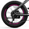 Decalart Kit autocollants Jantes Roues Fat Bike Vélo Vtt 20 ou 26 Pouces -Universal Bord Roues Bandes Vinyle Kit Complet 2 Roues Décalcomanies L028 (046 Rose FLUO, 20 Pouces)