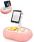 Miledi Tablet Pillow Stand, Kindle Holder,360°Adjustable Tablet Holder Compatible with 5-12.9 Phone/Tablet, Kindle, iPad, iPhone, Google, Phone Holder for Bed with Snack Bowl and Cup Holder