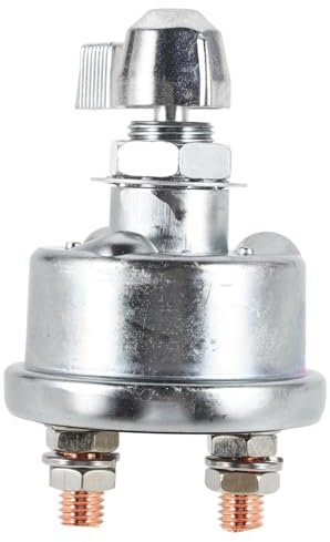 Ciieeo Coupe-batterie terminaux coupe-circuit pour bateau débrancher Marin clé poste déconnecter l'isolateur coupe-circuit pour voiture de déconnexion aluminium