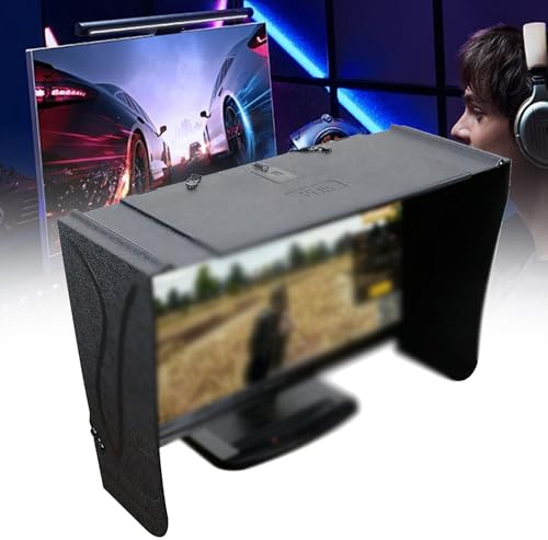 Parasole Per Monitor Del Computer Con Protezione Solare (17-28 Pollici), Paraluce Per Monitor Video A LED, Paraluce Per Monitor Con Display - Blocco Della Luce Anti-spionaggio,A