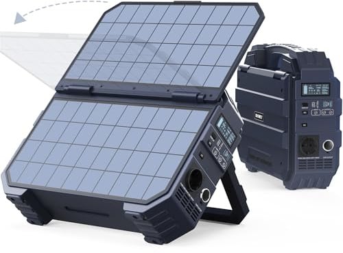 BROWEY Tragbare Powerstation 1600W, 1024Wh Solargenerator mit solarpanel | LiFePO4 Batterie, 3200W Spitze, USB-C 100W, Stromspeicher für Camping Wohnmobil Notstrom, Outdoor & Stromausfall
