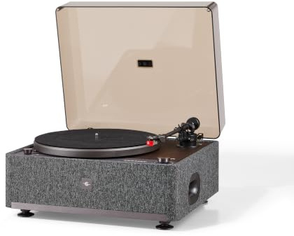 Crosley E200 Vinyl Record Player with Speakers - Walnut