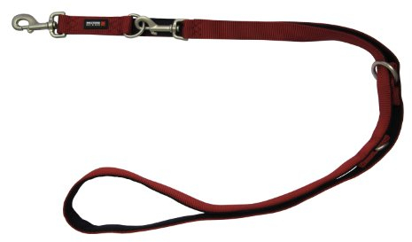 Wolters Cat&Dog Professional Comfort 63140 Führleine Gr.L 200cm x 20mm rot/schwarz