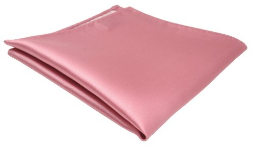 TigerTie Designer Einstecktuch in rosa altrosa einfarbig uni