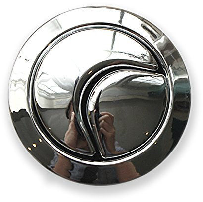 SIAMP Skipper 45 Toilet Push Button Dual Flush Water Saving Chrome Effect B+Q