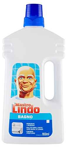 Mastro Lindo - Detergente per Bagno - 6 pezzi da 950 ml [5700 ml]