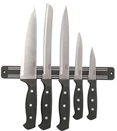 Pradel Heritage 519894 lot de 6 Couteaux de Cuisine, Acier Inoxydable, Argent, 14 x 3 x 0,7 cm