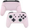 eXtremeRate Carcasa Agarre para Nintendo Switch Pro Accesorios Joysticks Diseño Octagonal Funda DIY Reemplazo Cubierta Grip Shell para Nintendo Switch Pro Control-No Incluye Mando(Rosa)