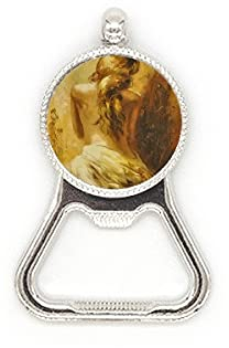 Flaschenöffner für Bierflaschen, blondes Design, aus Edelstahl