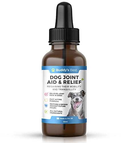 BUDDY'S Best 50ml Gelenk- & Knochenschutz für Hunde - Schmerzmittel für Hunde - Gelenke Hund - Schmerzmittel Hund Gelenke - Joint Care Hund