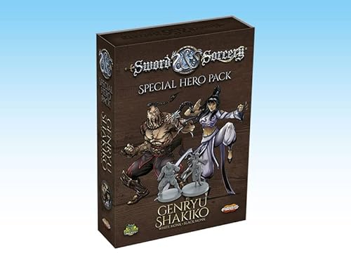 Sword & Sorcery: Genrju & Shakiko Hero Pack - White/Black Monk