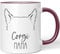 JUNIWORDS Tasse, Corgi Mama, Bordeaux (1008935)