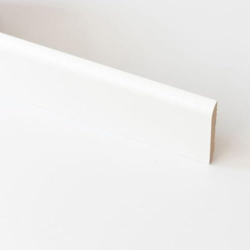 BATTISCOPA PER LAMINATO cf. 24 mt. lineari (bianco)