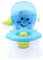 Kinder Töpfchen Potty, Babytopf WC/Klo, mit Geräuschen, Baby Training Toilette Töpfchen Urinal Trainer Stuhl für Kinder Kleinkinder PP（Weiß + Blau）
