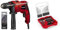 Einhell Schlagbohrmaschine TE-ID 500 E (Schnellspann-Bohrfutter, Drehzahlvorwahl, Metall-Getriebe, stufenlos einstellbarer Bohrtiefenanschlag, inkl. 5 Steinbohrern, inkl. Bit- und Bohrer-Set)