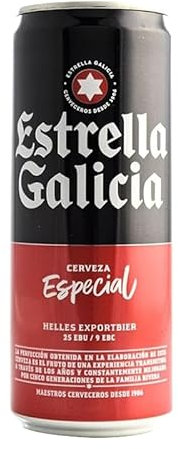 Cerveza Estrella Galicia Especial 33 cl [pack 24 latas]
