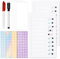 Checklist Boards To Do Liste Abwischbar 2 Stück To Do Planer Tafel Chore Chart Memo Checklist Boards mit 4 Blanko Papier, 2 Whiteboard-Marker, 4 DIY Aufkleber