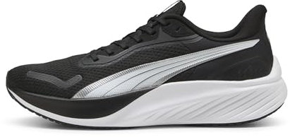 PUMA Mixte Pounce Lite Chaussure de Course sur Route, Black White, 42.5 EU