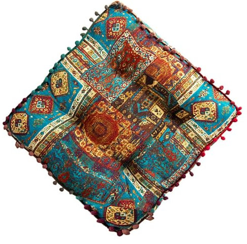 Sitzkissen für stuhlerhöhung erwachsene für stuhl garten outdoor für den boden, stuhlkissen rund, sitzauflage, sitzerhöhung erwachsene, bodenkissen boho, sitzpolster, sesselauflagen(S-1,16x16 x2.4in 4