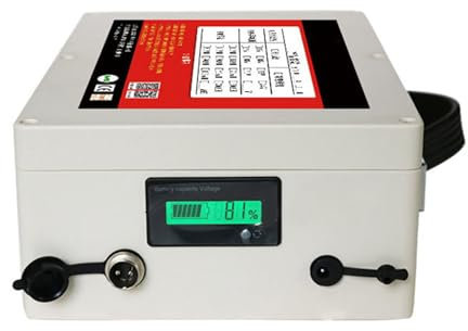 HJGHY Batterie au Lithium Rechargeable 24 V 24 V 10 Ah 15 Ah 20 Ah 25 Ah 30 Ah Batterie Lithium-ION pour Batterie de Surveillance d'éclairage Multifonction extérieure,24v,30Ah