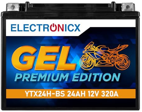 GEL Motorcycle Batteries (22Ah 12V YTX24H-BS)