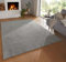 Taracarpet Teppich Casablanca edler strapazierfähiger Uni Schurwollteppich Loribaf, Berber Stil fürs Wohnzimmer, Schlafzimmer und Esszimmer grau 160x230 cm