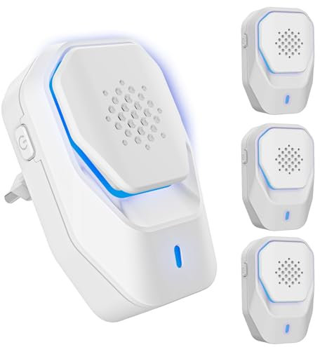Antimosquitos ultrasónicos, Repelente Ultrasónico de Plagas, eléctrico ultrasónico para Anti Mosquitos, Ratones, cucarachas, Insectos, Ratas, arañas, roedores, Moscas, Hormigas