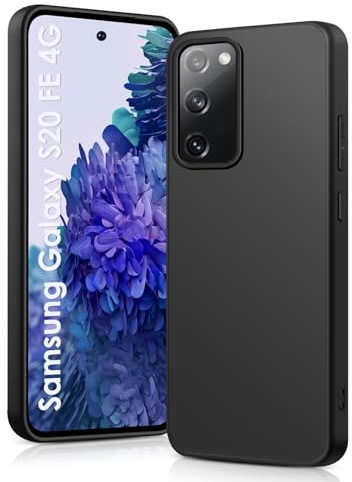 ICEDIO Soft Silikon Hülle für Samsung Galaxy S20 FE 4G 6.5″(2020) | Soft-Touch Oberfläche, Hautfreundliches Silikon, Anti-Fingerabdruck, Stoßfest, Erhöhter Kamerarahmen, Passgenaue Aussparungen
