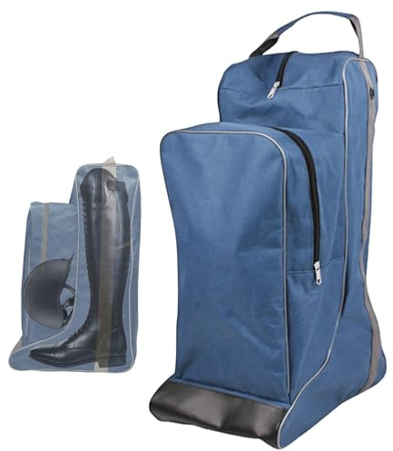 Huxibai Tasche für hohe Stiefel, wasserdichte Aufbewahrung für Stiefel, Tragetasche mit Griffen, Organizer mit großer Kapazität, Schutz für Reiten, Reisen, Sportschuhe