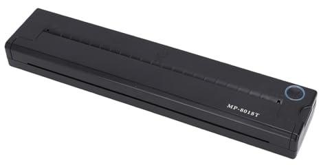 Lazmin112 Stampante Stencil, Stampante Termica Wireless Portatile per Carta Trasferibile da 210mm 218mm, con Connettività Bluetooth per Tatuatori Principianti Telefoni Tablet PC