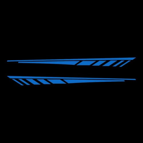 1 Coppia Adesivi Moto per Suzuki GSR 750 600 400 GSR400 GSR600 GSR750, Kit Decalcomanie Carena Impermeabili per Protezione Antigraffio Racing,Blue