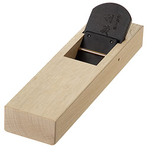 KAKURI TOSHIZO Japanische Holzblockhobel Kanna 50 mm, Klinge barer Handhobel für Holzarbeiten, 6,3 x 6,8 x 2,3 cm (40843)