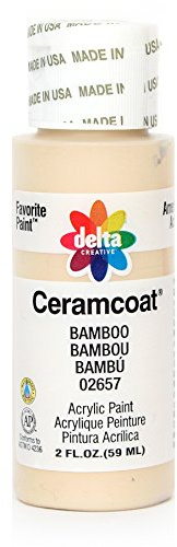 Delta Creative Ceramcoat Acrylic Paint in Assorted Colors (2 Ounce), 02657 Bamboo