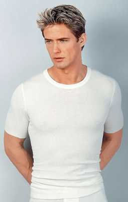 Medima Classic Herren-Hemd 1/4 Arm 20% Angora, weiß - Größe M