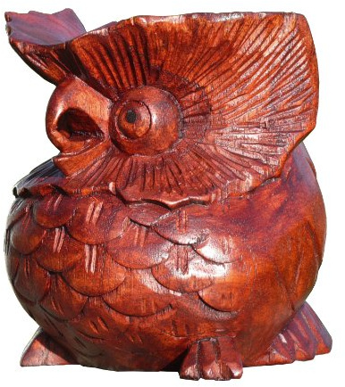 Wogeka Schöne Eule Holz Owl Uhu Kautz Tier Greifvogel Vogel Eule 21