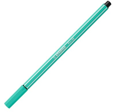 Stabilo Pen 68, 1 Piece of Felt tip, Middle tip Green Verde Hielo