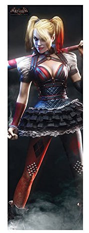 Poster Batman Arkham Knight - Harley Quinn - 53 x 158 cm | PostersDE